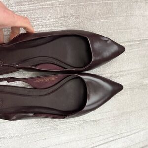 H&M Dark Brown Pointed Heels